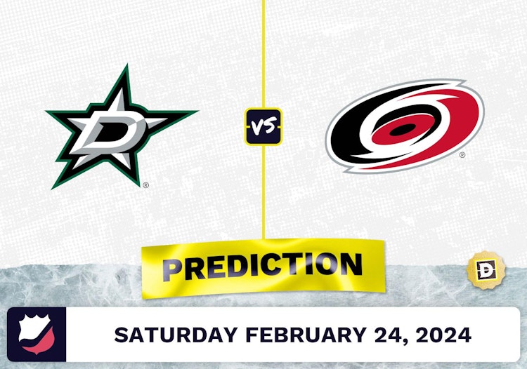 Dallas Stars vs. Carolina Hurricanes Prediction, Odds, NHL Picks [2/24/2024]