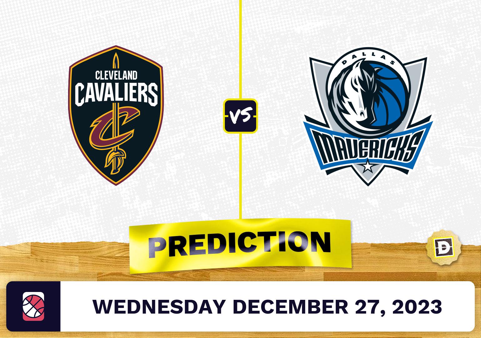 Cleveland Cavaliers vs. Dallas Mavericks Prediction, Odds, NBA Picks  [12/27/2023]