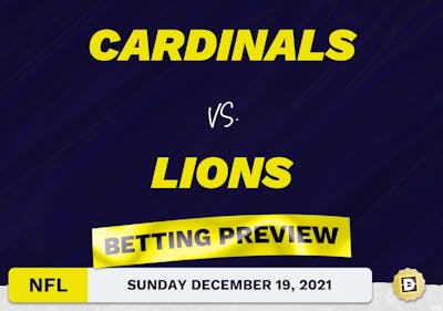 Cardinals vs. Lions Predictions and Odds - Dec 19, 2021
