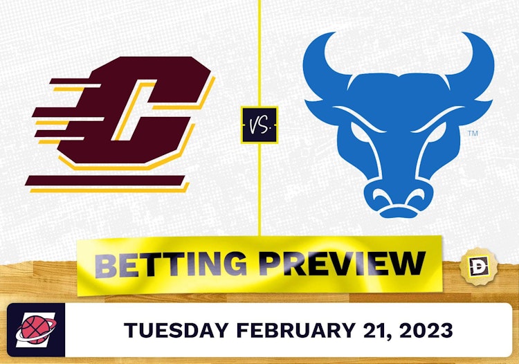 Central Michigan vs. Buffalo CBB Prediction and Odds - Feb 21, 2023