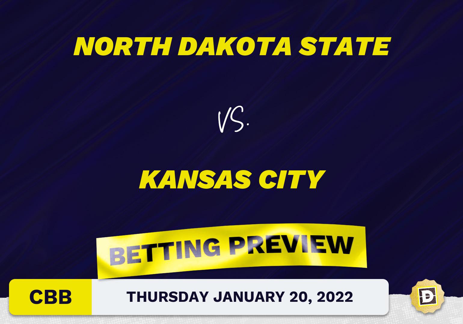 North Dakota State vs. Kansas City CBB Predictions and Odds - Jan 20, 2022