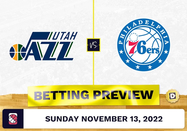 Jazz vs. 76ers Prediction and Odds - Nov 13, 2022