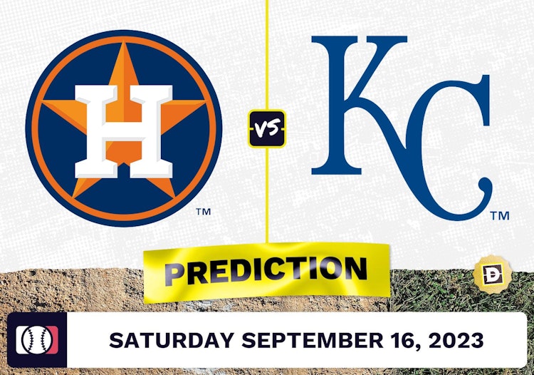 Astros vs. Royals Prediction for MLB Saturday [9/16/2023]