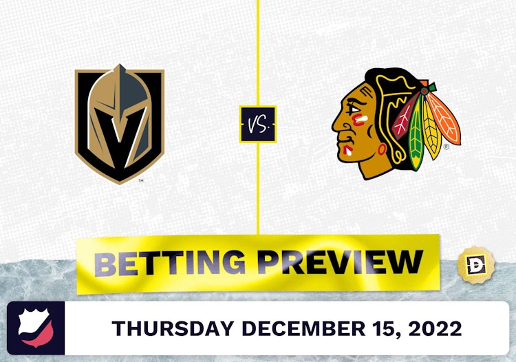 Golden Knights vs. Blackhawks Prediction and Odds - Dec 15, 2022