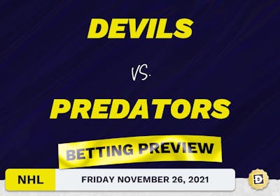 Devils vs. Predators Predictions and Odds - Nov 26, 2021