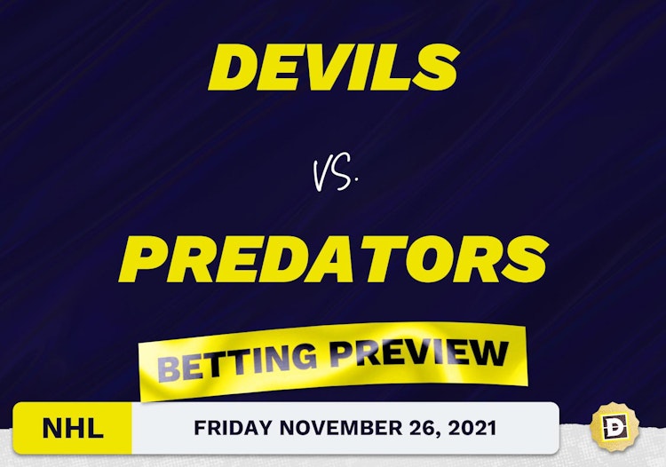 Devils vs. Predators Predictions and Odds - Nov 26, 2021