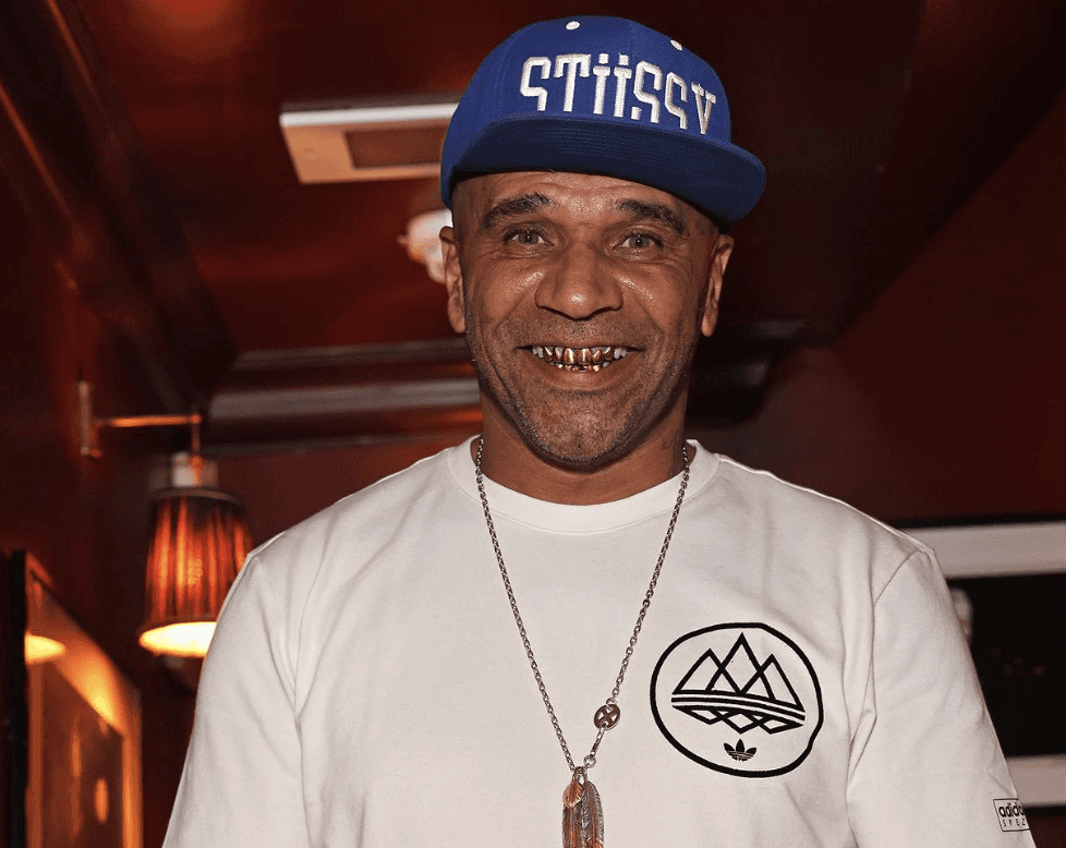 Ralph Moore with Goldie