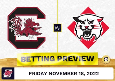 South Carolina vs. Davidson CBB Prediction and Odds - Nov 18, 2022