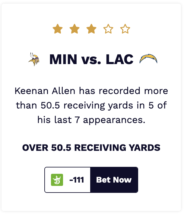 NFL player prop bets Thursday Night Football.