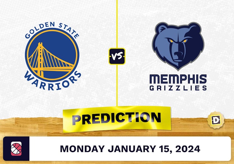 Golden State Warriors vs. Memphis Grizzlies Prediction, Odds, NBA Picks [1/15/2024]