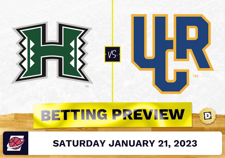 Hawaii vs. UC Riverside CBB Prediction and Odds - Jan 21, 2023