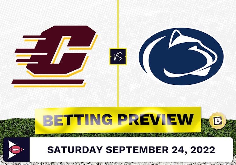Central Michigan vs. Penn State CFB Prediction and Odds - Sep 24, 2022