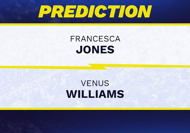 Francesca Jones vs Venus Williams Tennis Prediction.