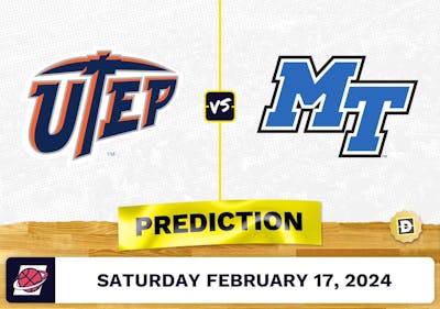 UTEP vs. Middle Tennessee Prediction, Odds, College Basketball Picks [2/17/2024]