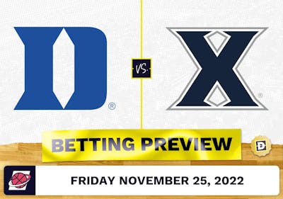Duke vs. Xavier CBB Prediction and Odds - Nov 25, 2022