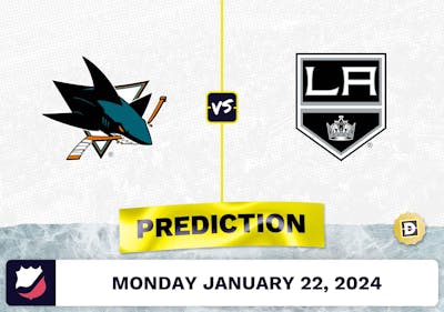 San Jose Sharks vs. Los Angeles Kings Prediction, Odds, NHL Picks [1/22/2024]
