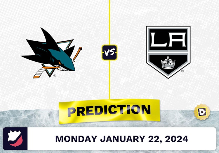 San Jose Sharks vs. Los Angeles Kings Prediction, Odds, NHL Picks [1/22/2024]