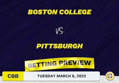 Boston College vs. Pittsburgh CBB Predictions and Odds - Mar 8, 2022