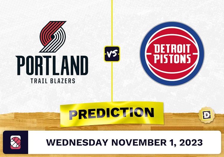 Trail Blazers vs. Pistons Prediction and Odds - November 1, 2023
