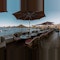 Craft's rooftop restaurant has a lot of little secluded spaces like this to enjoy some privacy