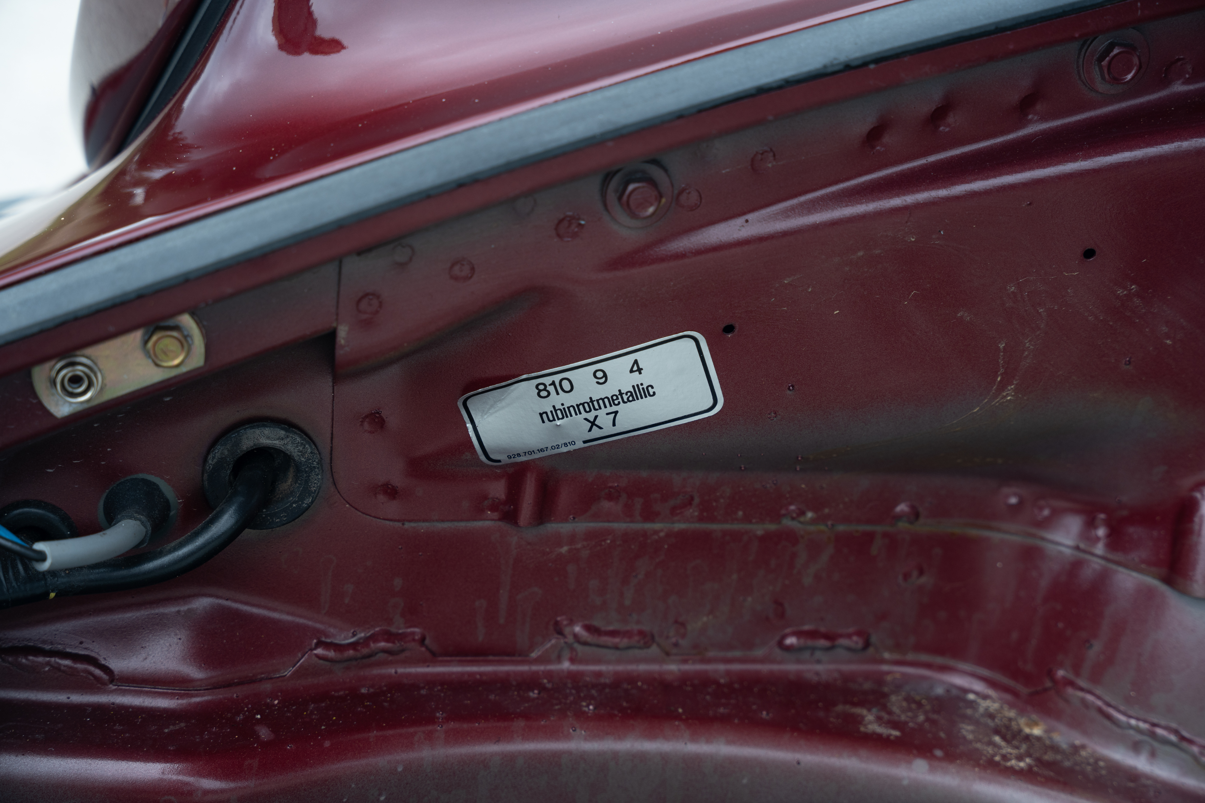 1983 Porsche 911SC Cabriolet in Metallic Red shot in Austin, TX.