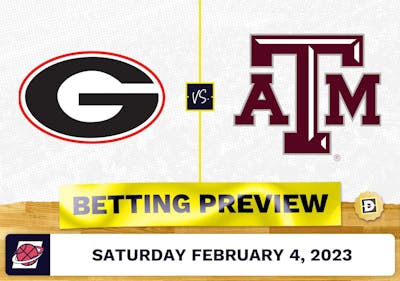 Georgia vs. Texas A&M CBB Prediction and Odds - Feb 4, 2023