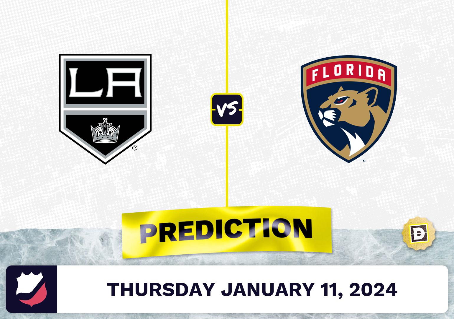 Los Angeles Kings vs. Florida Panthers Prediction, Odds, NHL Picks [1/11/2024]