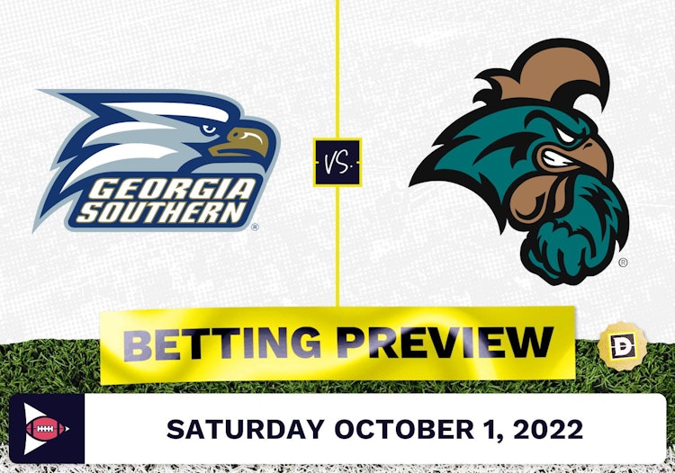 Georgia Southern vs. Coastal Carolina CFB Prediction and Odds - Oct 1, 2022