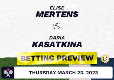 Elise Mertens vs. Daria Kasatkina Predictions - Mar 23, 2023