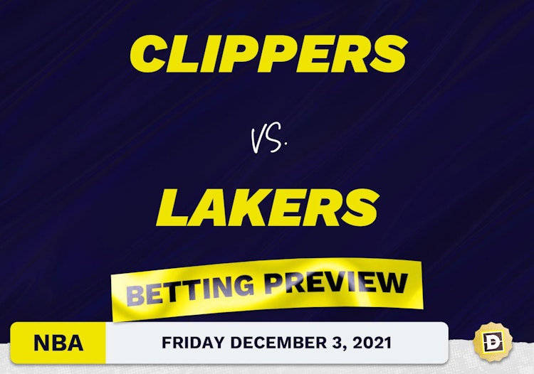 Clippers vs. Lakers Predictions and Odds - Dec 3, 2021