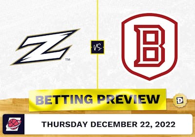 Akron vs. Bradley CBB Prediction and Odds - Dec 22, 2022