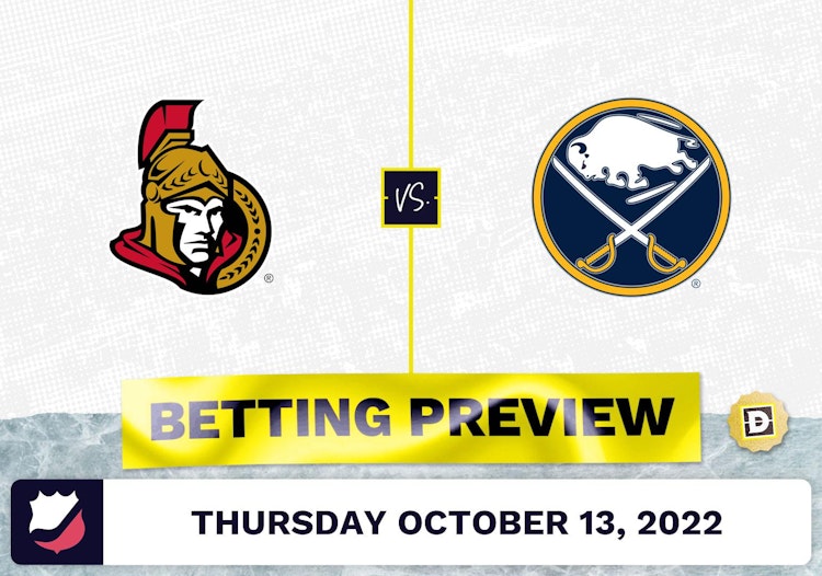 Senators vs. Sabres Prediction and Odds - Oct 13, 2022