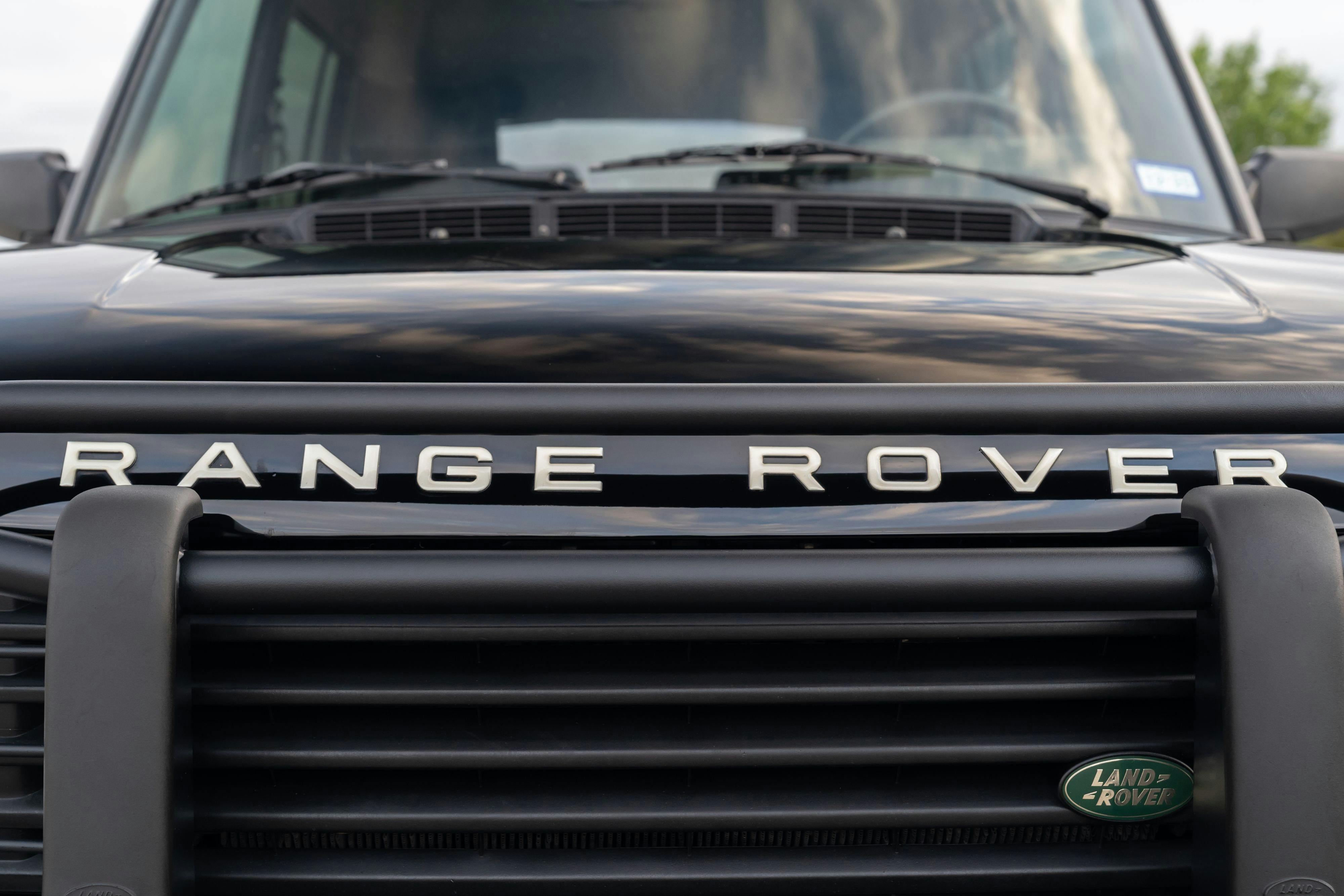 1994 Range Rover LWB in Beluga Black over Dark Sable in Austin, TX.
