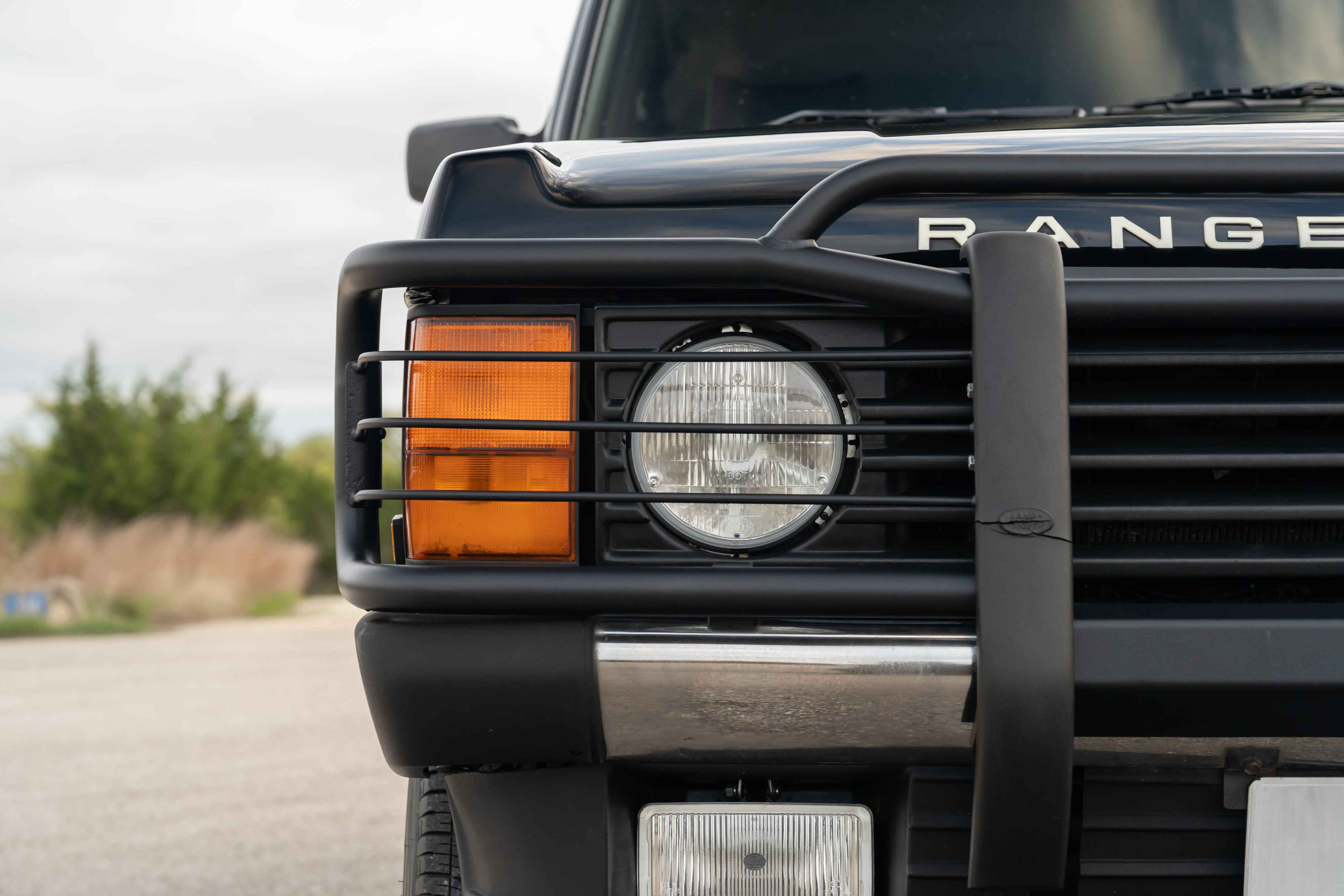1994 Range Rover LWB in Beluga Black over Dark Sable in Austin, TX.