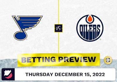 Blues vs. Oilers Prediction and Odds - Dec 15, 2022