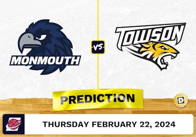 Monmouth vs. Towson Prediction, Odds, College Basketball Picks [2/22/2024]