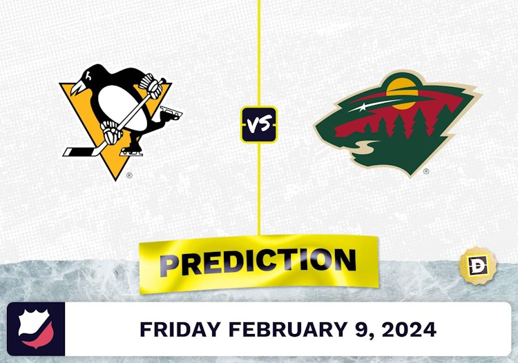 Pittsburgh Penguins vs. Minnesota Wild Prediction, Odds, NHL Picks [2/9/2024]