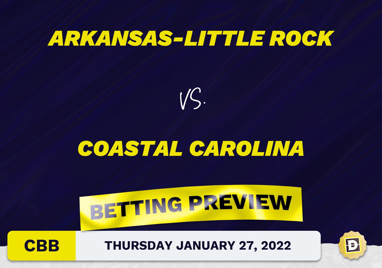 Arkansas-Little Rock vs. Coastal Carolina CBB Predictions and Odds - Jan 27, 2022