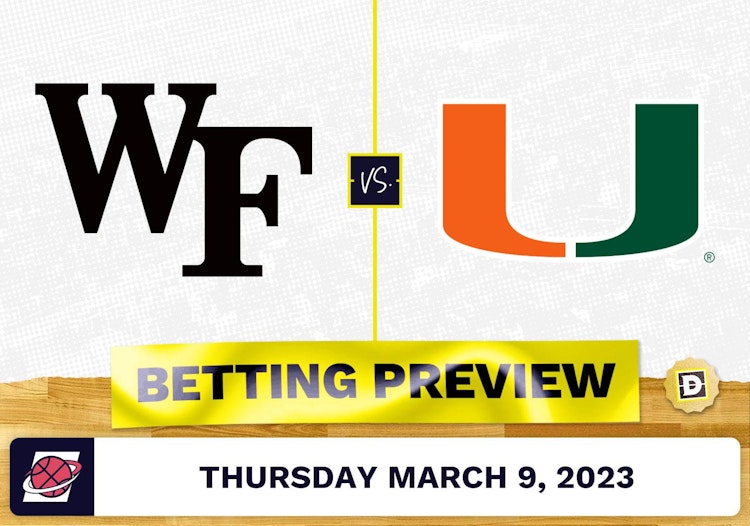 Wake Forest vs. Miami (FL) CBB Prediction and Odds - Mar 9, 2023
