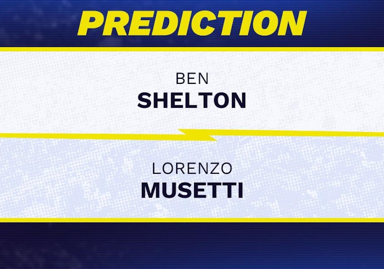 Ben Shelton vs Lorenzo Musetti Tennis Prediction.
