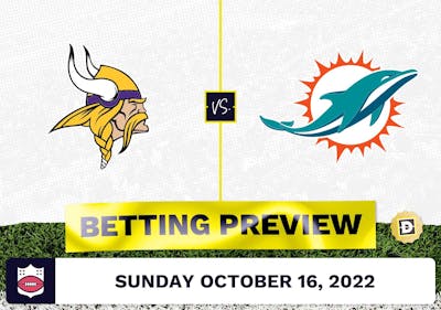 Vikings vs. Dolphins Week 6 Prediction and Odds - Oct 16, 2022