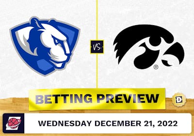 Eastern Illinois vs. Iowa CBB Prediction and Odds - Dec 21, 2022