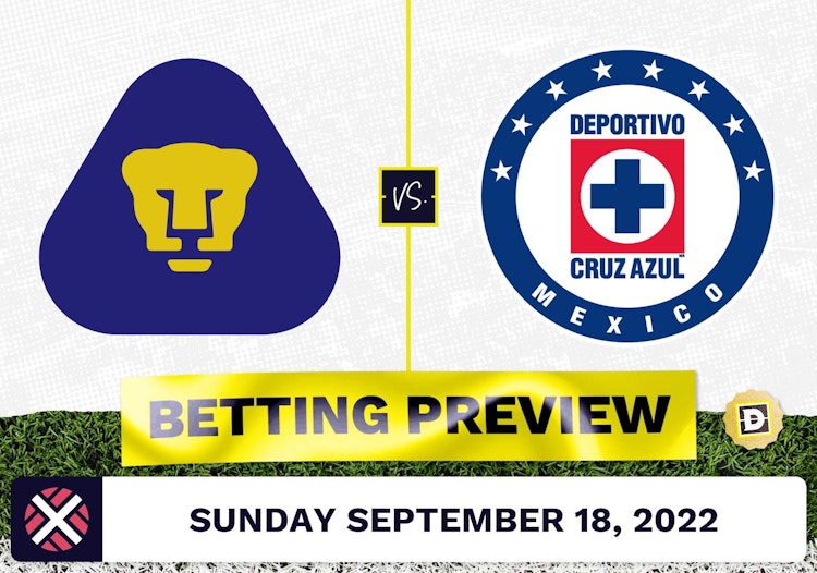 Pumas UNAM vs. Cruz Azul Prediction and Odds - Sep 18, 2022