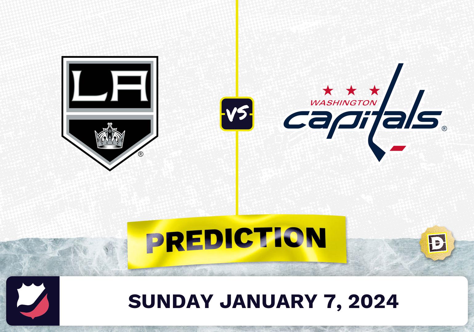 Los Angeles Kings vs. Washington Capitals Prediction, Odds, NHL Picks  [1/7/2024]