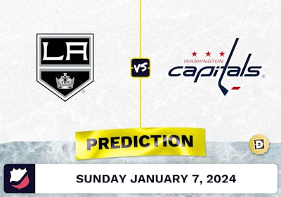 Los Angeles Kings vs. Washington Capitals Prediction, Odds, NHL Picks  [1/7/2024]