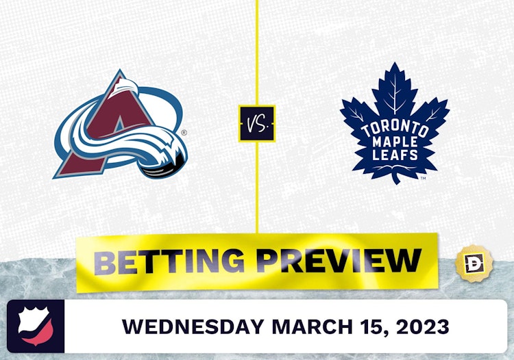 Avalanche vs. Maple Leafs Prediction and Odds - Mar 15, 2023