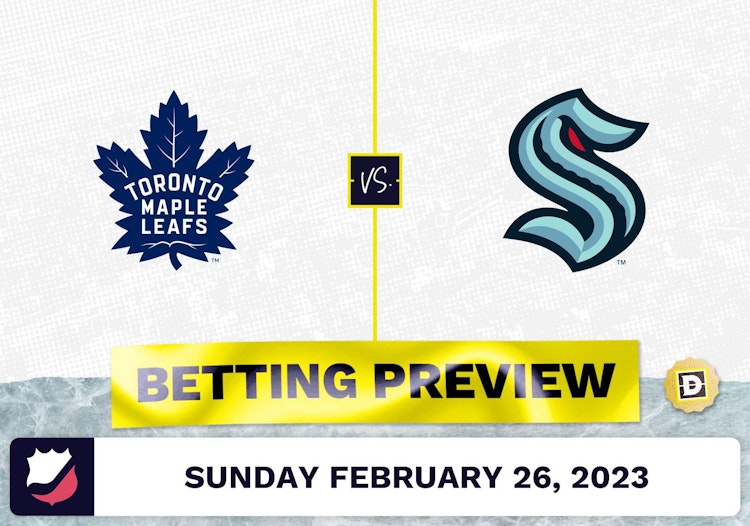 Maple Leafs vs. Kraken Prediction and Odds - Feb 26, 2023