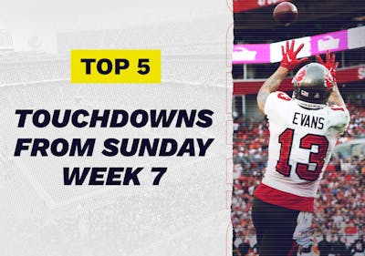 2021 NFL Season: The Top 5 Touchdowns of Sunday, October 24, 2021