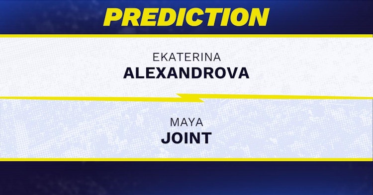 Ekaterina Alexandrova vs Maya Joint Tennis Prediction.
