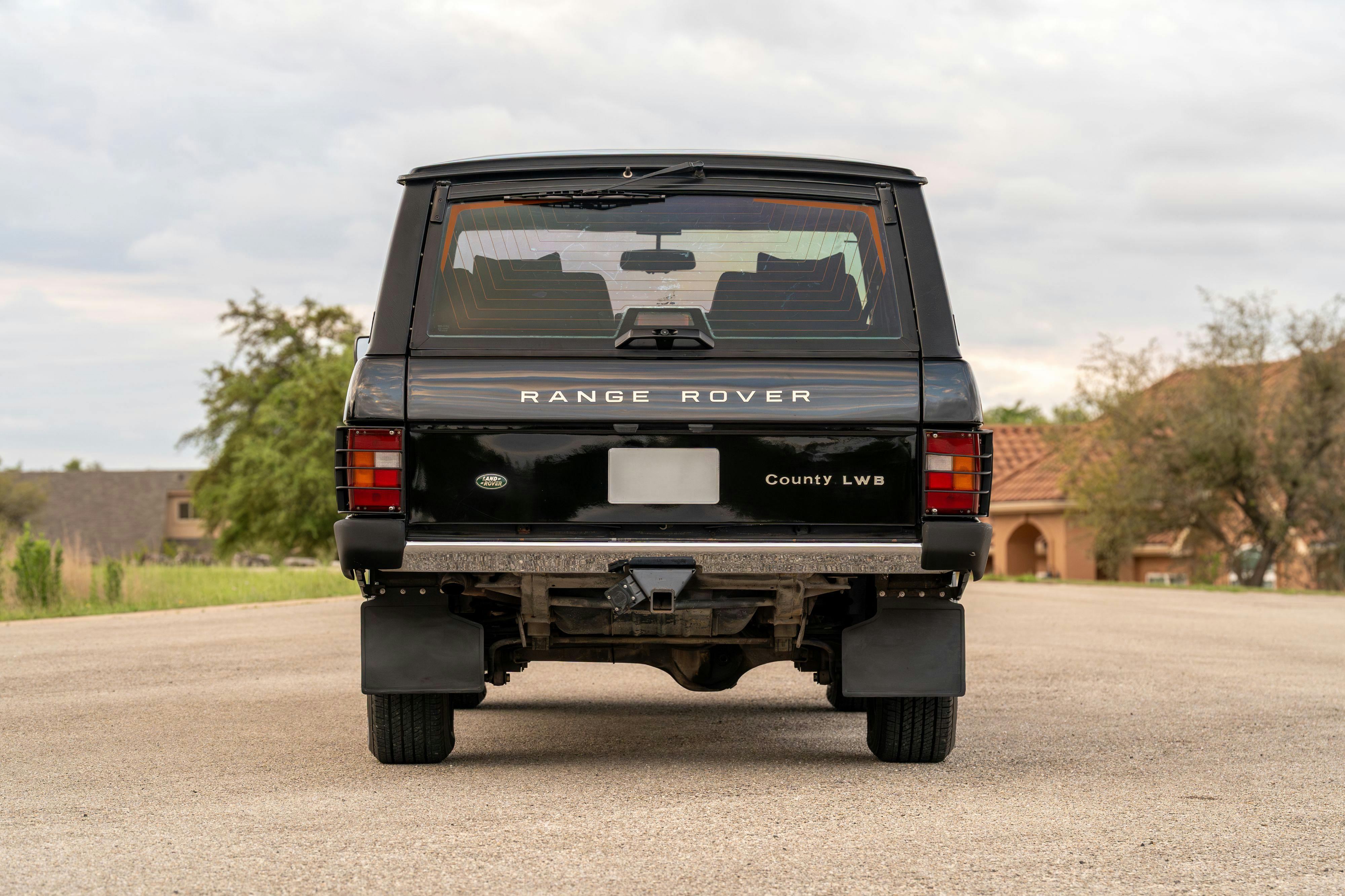 1994 Range Rover LWB in Beluga Black over Dark Sable in Austin, TX.